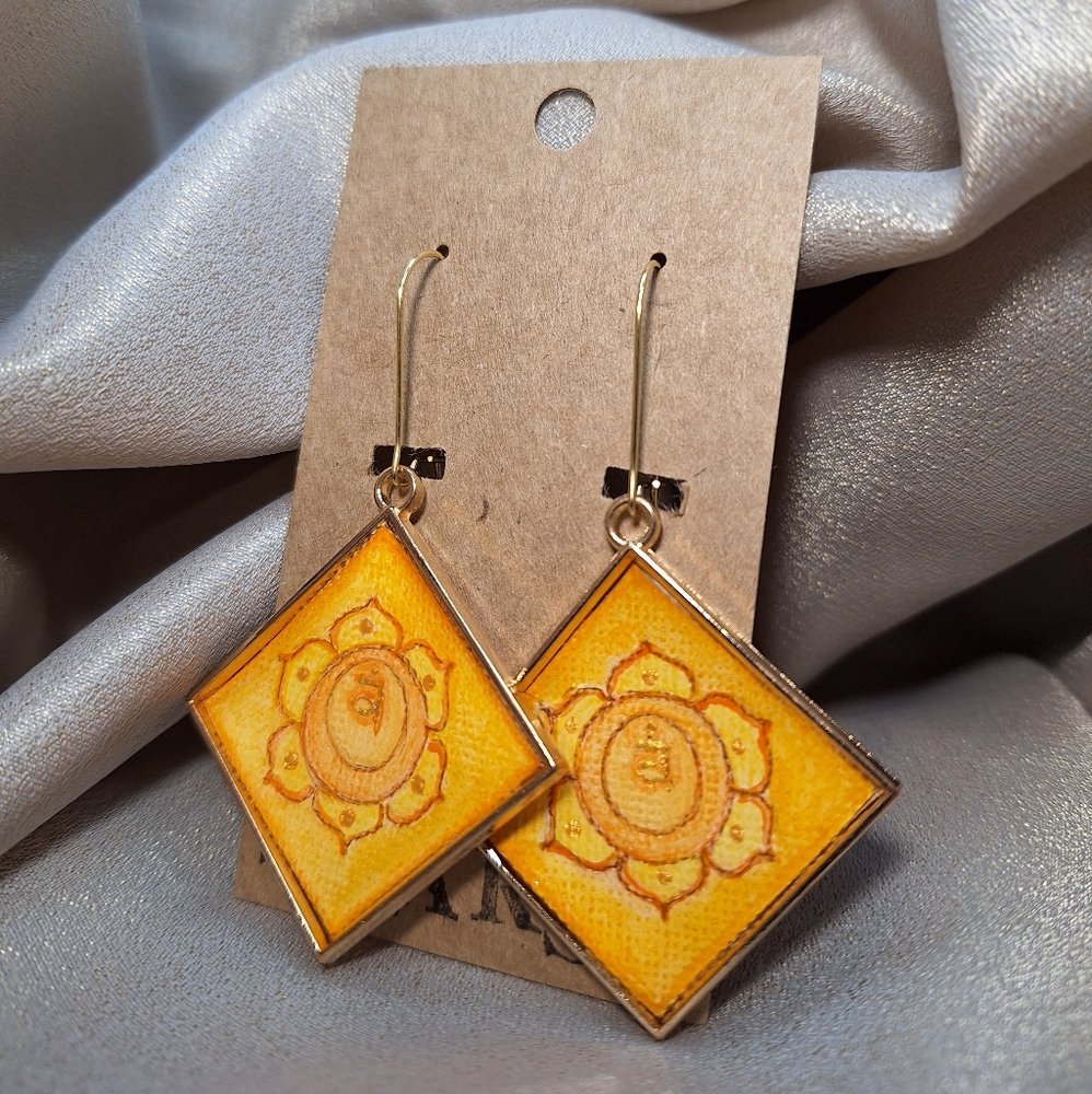 Hand painted earrings